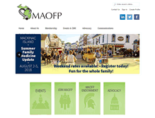 Tablet Screenshot of maofp.org